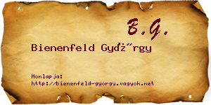 Bienenfeld György névjegykártya