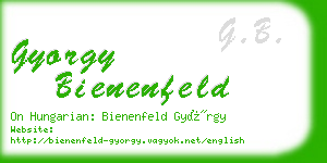 gyorgy bienenfeld business card